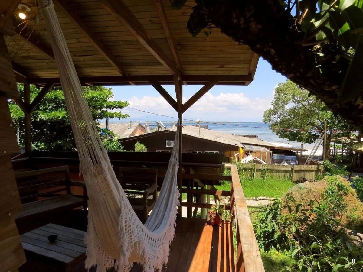 Casa Estilosa E Rustica Com Vista Para O Por Do Sol Da Ilha Do Mel! Екстериор снимка